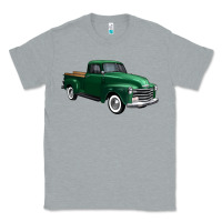 Heather Grey western green truck right 34 view 1 Classic Tee - FaDigitalArtStudio