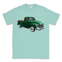 Seafoam western green truck right 34 view 1 Classic Tee - FaDigitalArtStudio