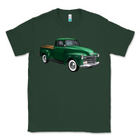Sports Green western green truck right 34 view 1 Classic Tee - FaDigitalArtStudio