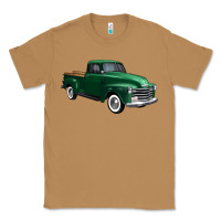 Toasted Coconut western green truck right 34 view 1 Classic Tee - FaDigitalArtStudio