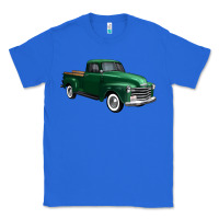 True Royal western green truck right 34 view 1 Classic Tee - FaDigitalArtStudio