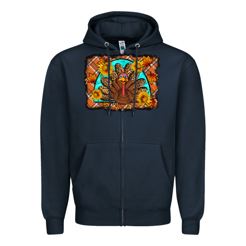 Thanksgiving Turkey Zipper Hoodie by Artiststas | Teevron