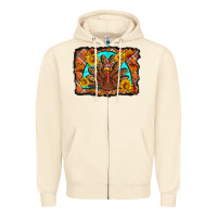 Sandshell Thanksgiving Turkey Zipper Hoodie - Artiststas