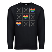 Black pride tic tac toe Premium Sweatshirt - MaliasSmallBusiness