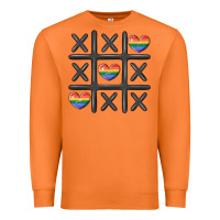 Carrot pride tic tac toe Premium Sweatshirt - MaliasSmallBusiness
