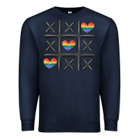 Navy pride tic tac toe Premium Sweatshirt - MaliasSmallBusiness
