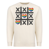 Sandshell pride tic tac toe Premium Sweatshirt - MaliasSmallBusiness