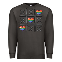 Smoke pride tic tac toe Premium Sweatshirt - MaliasSmallBusiness