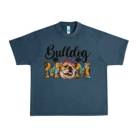 Midnight Navy western bulldog mom Urban Heavy Tee - RanaPortraitStore