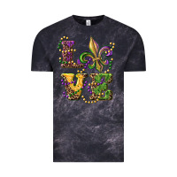 Cloud Black love fleur de lis Vintage Tee - RanaPortraitStore