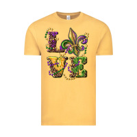 Vintage Mustard love fleur de lis Vintage Tee - RanaPortraitStore