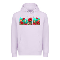 Lilac lips and strawberries Premium Hoodie - AdoDesignShop