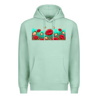 Seafoam lips and strawberries Premium Hoodie - AdoDesignShop