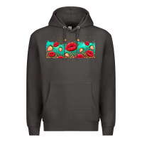 Smoke lips and strawberries Premium Hoodie - AdoDesignShop