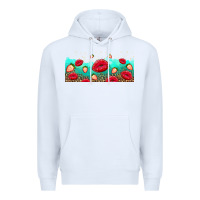 White lips and strawberries Premium Hoodie - AdoDesignShop