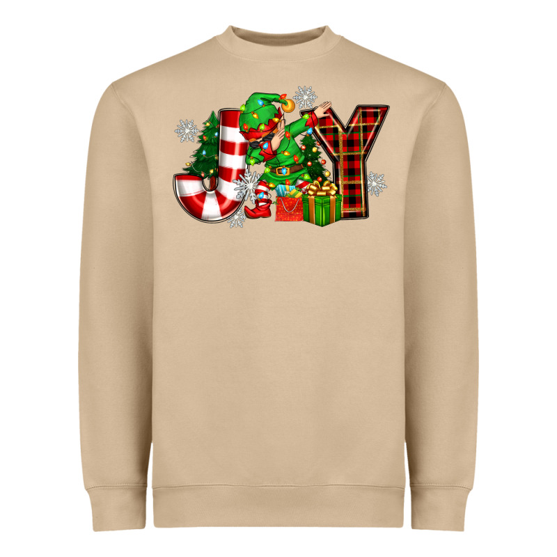 Christmas Joy Elf Heavyweight Sweatshirt by Zillion Design Studio | Teevron