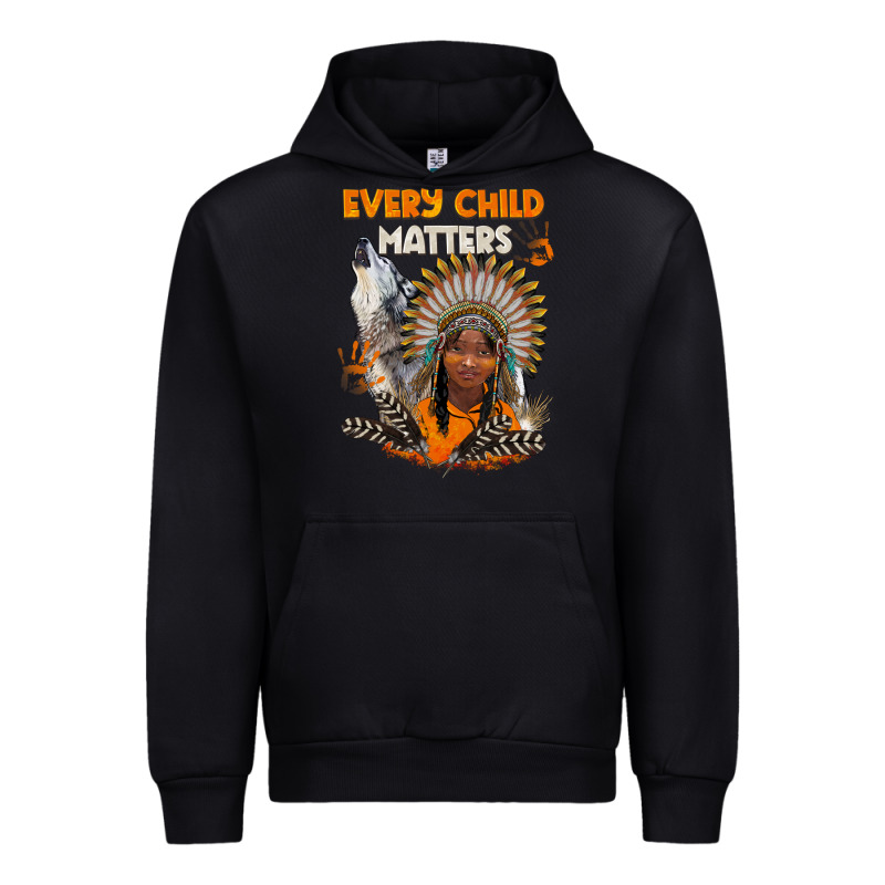 Every Child Matters Child And Wolf Urban Hoodie by BarkalooDesign | Teevron