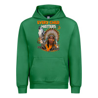 Emerald every child matters child and wolf Urban Hoodie - BarkalooDesign