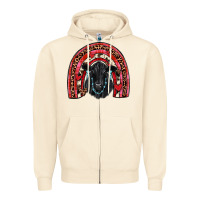 Sandshell valentines black angus  rainbow Zipper Hoodie - JahusDesignShop