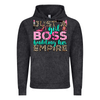 Vintage Black just a girl boss building her empire Vintage Hoodie - texasbilliewilder