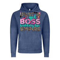 Vintage Denim just a girl boss building her empire Vintage Hoodie - texasbilliewilder