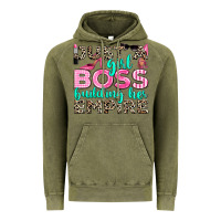 Vintage Olive just a girl boss building her empire Vintage Hoodie - texasbilliewilder