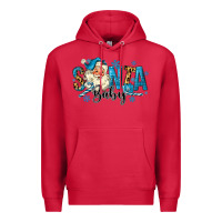 Cardinal Santa Baby Christmas Premium Hoodie - MaliasSmallBusiness
