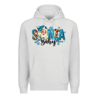 Dove Grey Santa Baby Christmas Premium Hoodie - MaliasSmallBusiness