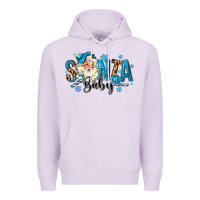Lilac Santa Baby Christmas Premium Hoodie - MaliasSmallBusiness