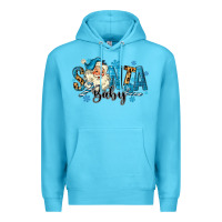Ocean Blue Santa Baby Christmas Premium Hoodie - MaliasSmallBusiness