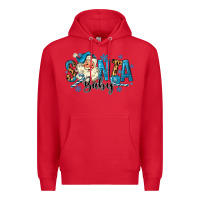 Red Santa Baby Christmas Premium Hoodie - MaliasSmallBusiness