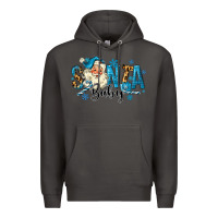 Smoke Santa Baby Christmas Premium Hoodie - MaliasSmallBusiness