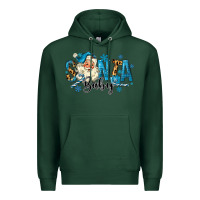 Sports Green Santa Baby Christmas Premium Hoodie - MaliasSmallBusiness