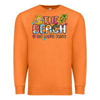 Carrot the beach is my happy place Premium Sweatshirt - MaliasSmallBusiness