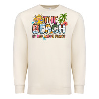 Sandshell the beach is my happy place Premium Sweatshirt - MaliasSmallBusiness