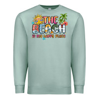 Seafoam the beach is my happy place Premium Sweatshirt - MaliasSmallBusiness