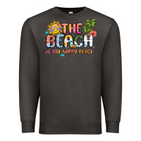 Smoke the beach is my happy place Premium Sweatshirt - MaliasSmallBusiness