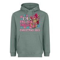 Sage i'm freakin freezin christmas 2023 Heavyweight Hoodie - NancyCooperArtShop
