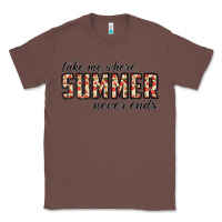 Chestnut take me where summer never ends Classic Tee - CowhideDigitalArt