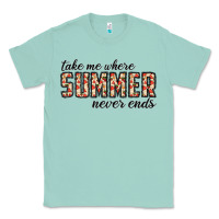 Seafoam take me where summer never ends Classic Tee - CowhideDigitalArt