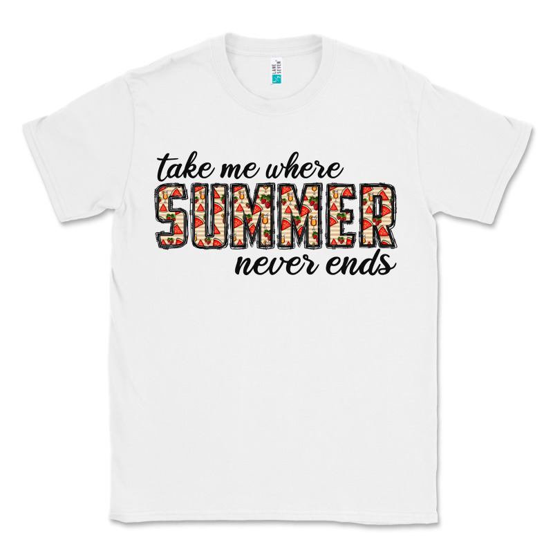 Take Me Where Summer Never Ends Classic Tee by CowhideDigitalArt | Teevron
