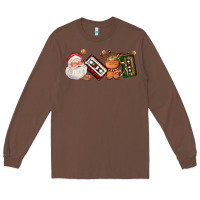 Chestnut coffee cup santa cassette cookie Long Sleeve Tee - FaDigitalArtStudio