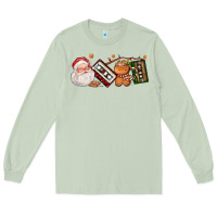 Matcha coffee cup santa cassette cookie Long Sleeve Tee - FaDigitalArtStudio