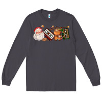 Smoke coffee cup santa cassette cookie Long Sleeve Tee - FaDigitalArtStudio