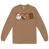 Toasted Coconut coffee cup santa cassette cookie Long Sleeve Tee - FaDigitalArtStudio