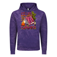 Cloud Purple just a girl who loves camping Vintage Hoodie - texasbilliewilder