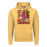 Vintage Mustard just a girl who loves camping Vintage Hoodie - texasbilliewilder