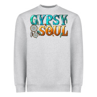 Heather Grey gypsy soul Heavyweight Sweatshirt - texasbilliewilder