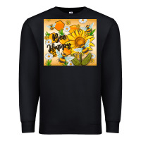 Black bee happy Premium Sweatshirt - MaliasSmallBusiness