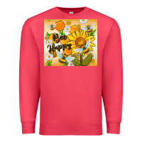 Cardinal bee happy Premium Sweatshirt - MaliasSmallBusiness